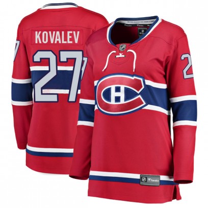 Women's Breakaway Montreal Canadiens Alexei Kovalev Fanatics Branded Home Jersey - Red