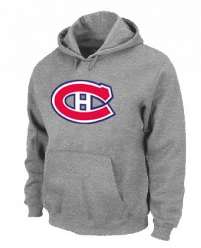 Men's Montreal Canadiens Pullover Hoodie - - Grey