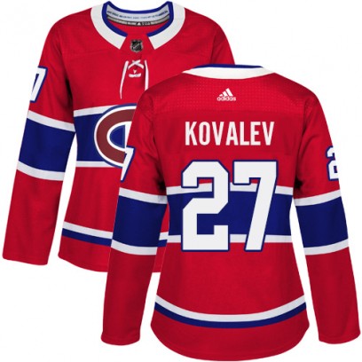 Women's Authentic Montreal Canadiens Alexei Kovalev Adidas Home Jersey - Red
