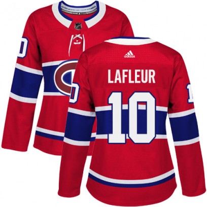 Women's Authentic Montreal Canadiens Guy Lafleur Adidas Home Jersey - Red