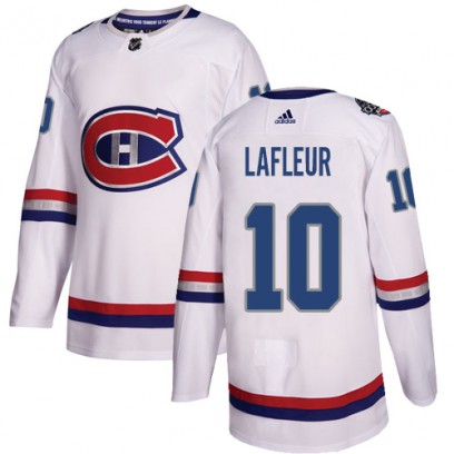 Youth Authentic Montreal Canadiens Guy Lafleur Adidas 2017 100 Classic Jersey - White